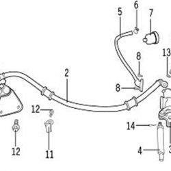 COMPLETE REAR DISK BRAKE